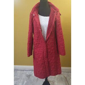 Bolini Ladies Long Quilted Coat Size 40